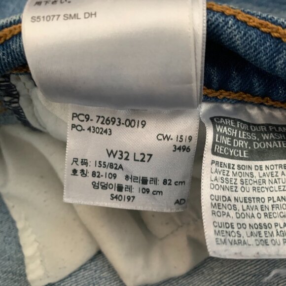 Vintage Levi's Big E Fly Button Jeans Men's size 30 Blue Denim 90s Y2K - Picture 4 of 8